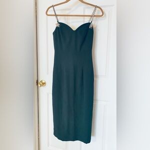 MARC JACOBS HEAVEN FOREST GREEN DRESS XS